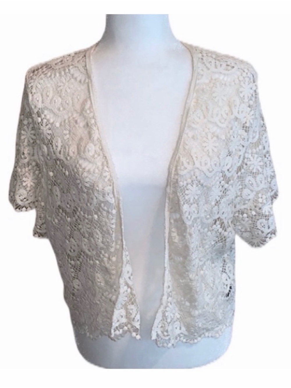 Torrid Crochet Open Crop Kimono  Size 2X